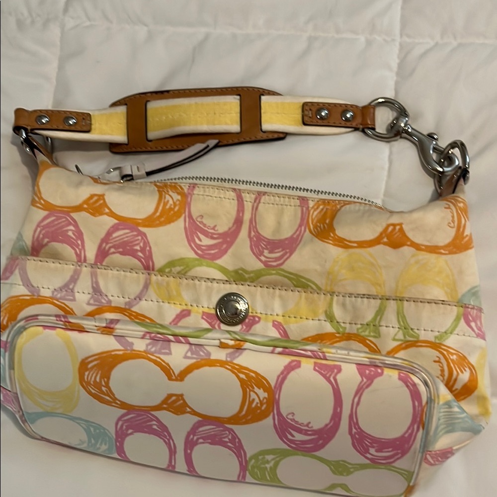 Coach Multicolor Signature Print Women's Bag